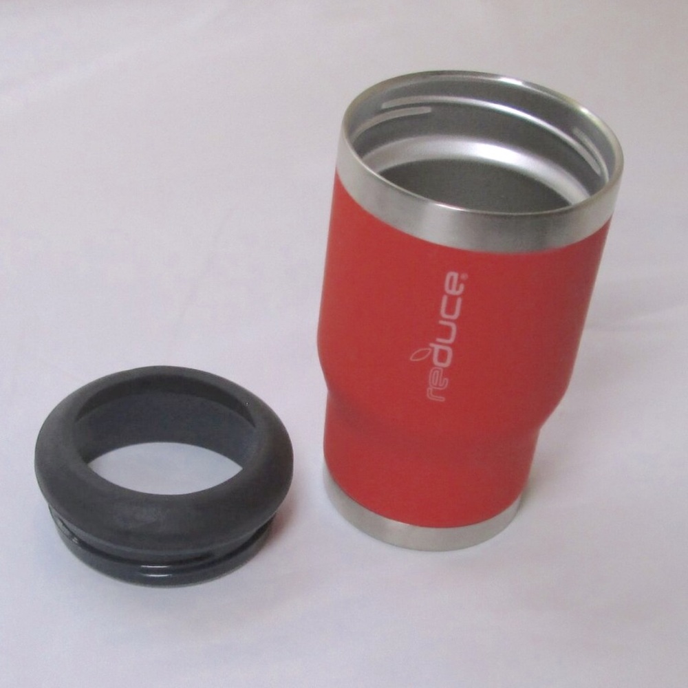 Reduce Coral 14 oz. 4 in 1 Koozie - Dishwasher Safe